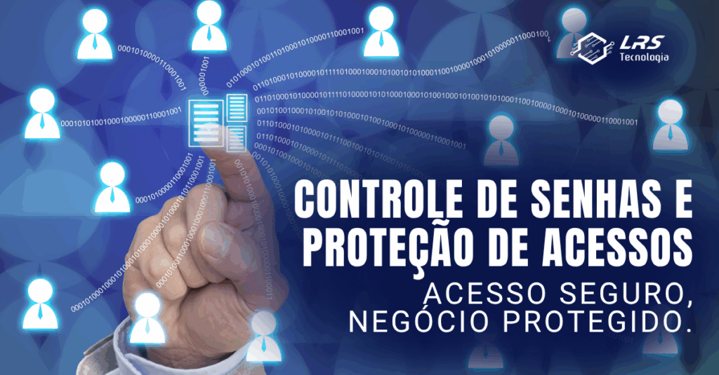 Cofre digital representando o gerenciamento seguro de senhas corporativas